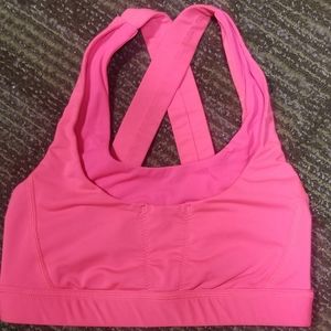 Pink Lululemon Sports Bra